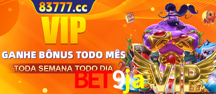 Banner promocional do bet9ja oferecendo 100% de recompensas adicionais contínuas para quem fizer o login diário (Daily sign-in), com um mascote de coelho.