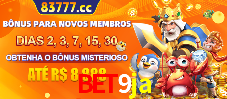 Anúncio dos benefícios para Membro VIP Sênior na plataforma bet9ja, incluindo bônus promocionais, semanais e mensais, ilustrado com o personagem Fortune Tiger.