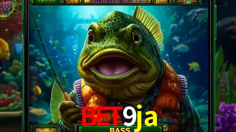 Personagem de peixe pescador do popular jogo de slot com tema de pescaria, uma das emocionantes opções de caça-níqueis para jogar e ganhar no cassino bet9ja.
